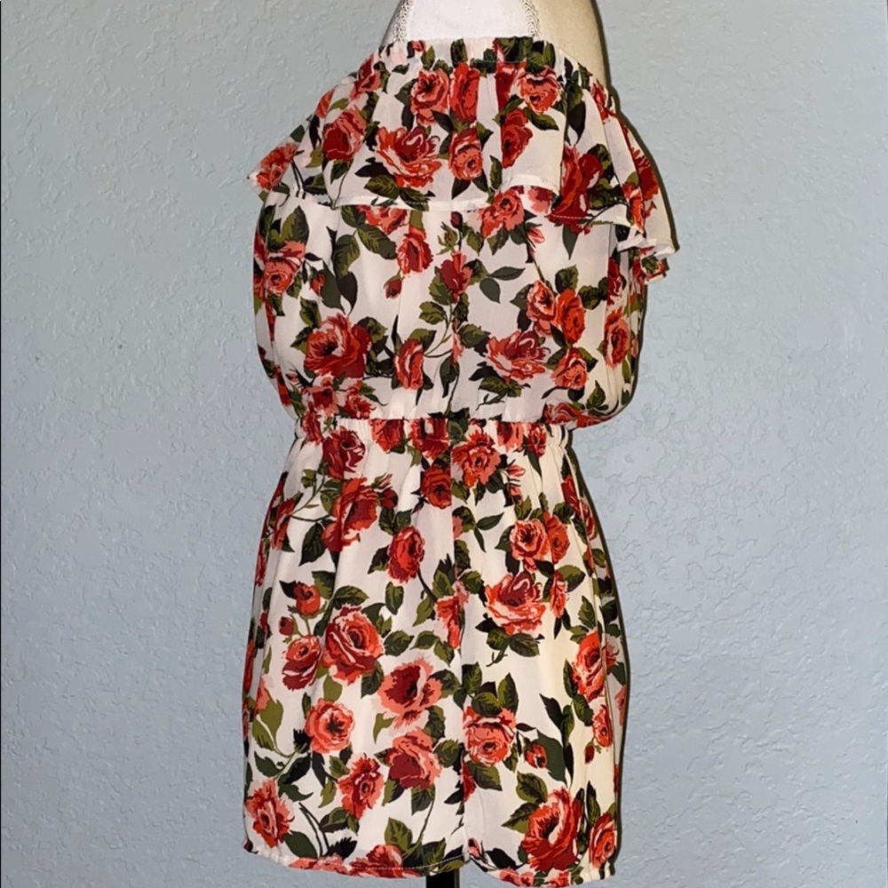 H&M Ruffled Rose Romper - Picture 2 of 5